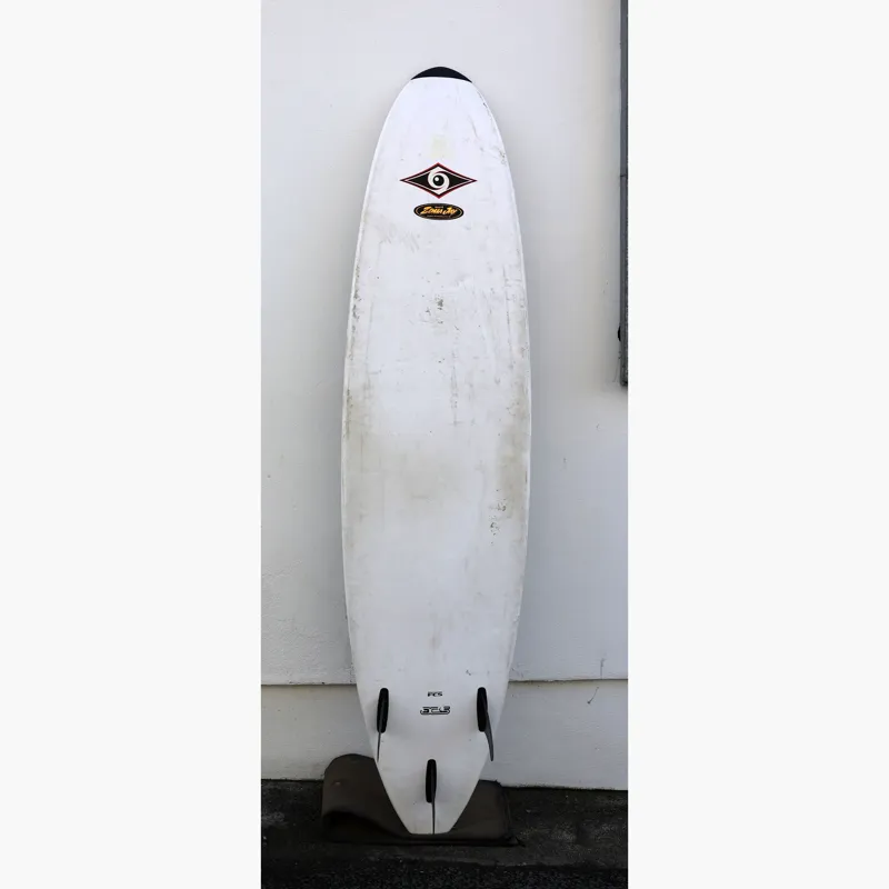 Second Hand Bic 7'3 Mini Malibu Red-1